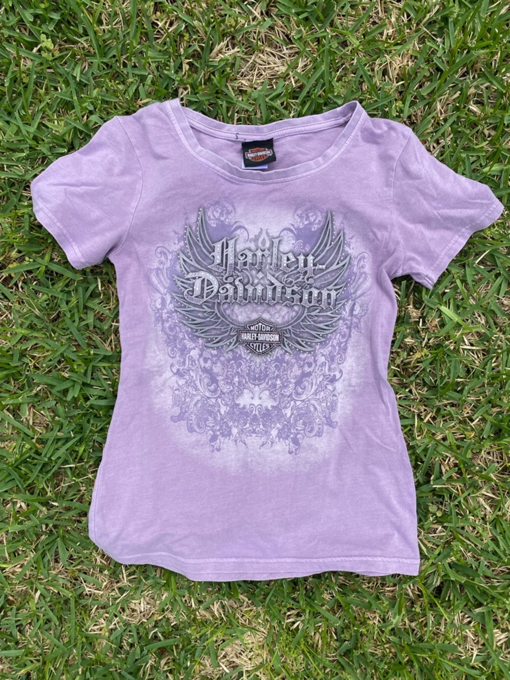 Harley-Davidson Lavender Graphic Tee